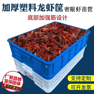 Crayfish Plastic Crates 55L Perforated <b>Stackable</b> For Freshwater Transport Storage - Product Image 3
