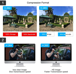 ระบบกล้องวงจรปิด Xmeye <span class=keywords><strong>VMS</strong></span> H.265 5MP 8MP 4CH 8CH 16CH POE พร้อมชุดกล้อง NVR POE  กล้อง IP AI Smart HD ชุด NVR สำหรับระบบรักษาความปลอดภัยภายในบ้าน - Product Image 4