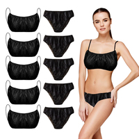 Ensemble de sous-vêtements jetables OEM pour spa, soutien-gorge et culotte jetables à usage unique, uniforme pour salon de massage