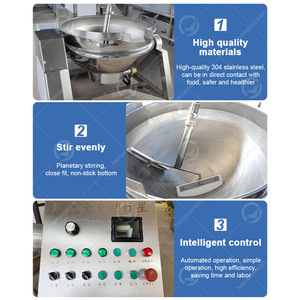 Bouilloire revêtue de fromage OCEAN autocuiseur de poêle à frire planétaire ketchup pâte de piment mélangeur de cuisson - Product Image 4