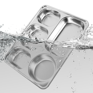 Boîte à lunch en acier inoxydable 304 avec couvercle pour enfants et adultes, 5 compartiments pour <span class=keywords><strong>la</strong></span> préparation <span class=keywords><strong>de</strong></span> <span class=keywords><strong>cantine</strong></span>/repas - Product Image 3