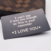 Dompet Kartu Logam Stainless Steel Minimalis dengan Ukiran Khusus untuk Hadiah Promosi Branding Perusahaan