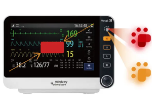 Moniteur patient multi-paramètres portable Mindray Vetal 3 pour cliniques vétérinaires - Product Image 6