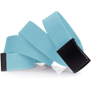 Factory 3.8 cm 1.5 Inch <strong>Polyester</strong> Cotton Canvas <strong>Webbing</strong> <strong>Belt</strong> with Plate Buckle Adult Men's Waistband <strong>Belts</strong> for Outdoor Training - Product Image 4