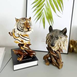 Nhựa động vật Ngựa bức tượng nhỏ cho phòng khách văn phòng bàn kệ sách trang trí nội thất - Product Image 3