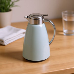 Carafe isotherme Emsa Campo Quick Tip 1L avec couvercle métallique gris pastel pour les fêtes - Product Image 3