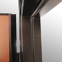 Porte de sécurité moderne à double battant avec panneau en acier durable, taille personnalisée, fabrication OEM