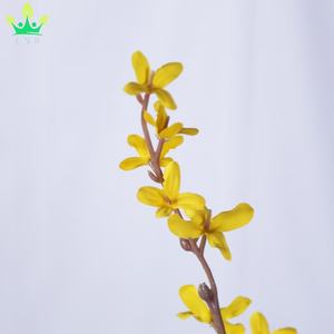 Fleurs de <span class=keywords><strong>jasmin</strong></span> <span class=keywords><strong>d</strong></span>'<span class=keywords><strong>hiver</strong></span> artificielles <span class=keywords><strong>en</strong></span> <span class=keywords><strong>pot</strong></span> de soie pour la <span class=keywords><strong>d</strong></span>écoration de restaurant de centre commercial <span class=keywords><strong>d</strong></span>'ouverture de fête de mariage à la maison - Product Image 2