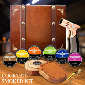 <span class=keywords><strong>Kit</strong></span> de fumeur de whisky Bourbon <span class=keywords><strong>à</strong></span> <span class=keywords><strong>l</strong></span>'<span class=keywords><strong>ancienne</strong></span> outils d'accessoires de barman infuser boisson 6 sortes de copeaux de bois copeaux pour cadeau de fête - Product Image 2