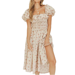 chinese dress ladies Ruffled Spaghetti Strap Maxi Dress