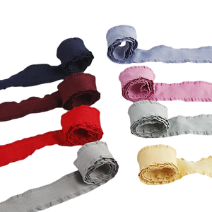 Nastro Grosgrain con Bordo Arricciato per Fiocchi per Capelli <span class=keywords><strong>e</strong></span> Artigianato, Fornitura all'Ingrosso in Tinta Unita per Fermagli per Capelli o Cappelli Decorati - Product Image 4