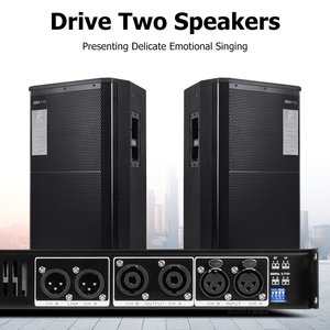 OEM ODM BG4.6 4*900W*4Ω 1U Digital Amplifier 4 Channel Power Amplifier <b>Stereo</b> Sound <b>System</b> Pro Audio Class D - Product Image 5