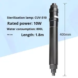 <span class=keywords><strong>Lampe</strong></span> de stérilisation <span class=keywords><strong>UV</strong></span> pour aquarium en plastique de la série CUV Gechi avec pompe - Product Image 6