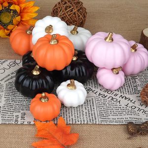 Citrouilles artificielles en vrac, 12 pièces, tailles et couleurs assorties, citrouilles en mousse pour la récolte, l'automne, Halloween, Noël, respectueuses de l'environnement - Product Image 3