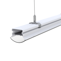 Boîtier de tube LED d'extrusion de fabrication chinoise, 1200 mm, IP65, abat-jour de tube LED, luminaire approuvé RoHS