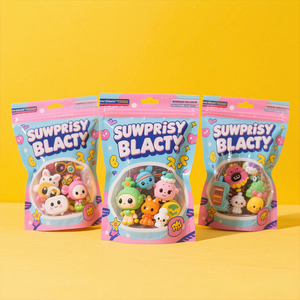 Tùy Chỉnh In Ấn Bất Ngờ Túi Mù Tùy Chỉnh Ba Bên Kín Túi Mù Cho Đồ Chơi Đu Móc Khóa Mù Bí Ẩn Túi - Product Image 5