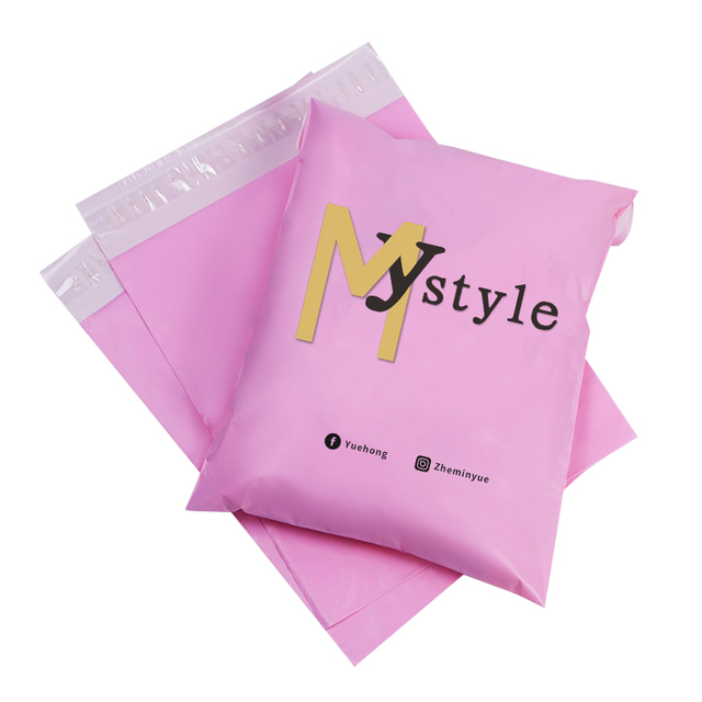 Custom Printed Poly Recycled Mailers Shipping Waterproof Plastic Shipping Mailing Bags for Clothes