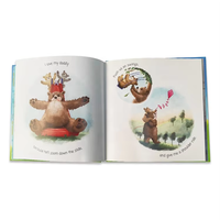 Çocuklar boyama resim hikayesi için fabrika özel ciltli tam renkli kitap yayıncılık hizmetleri İngilizce çocuk kitap baskı