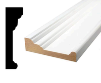 Plinthe en MDF HMR verte résistante à l'humidité, surface à grain de bois facile à découper, taille personnalisée pour murs humides