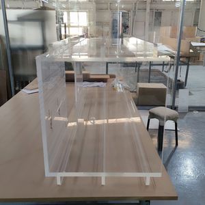 Caja de Observación de Acrílico Transparente para Uso Industrial, Tanque de Agua Rectangular de Vidrio Orgánico Grande, Personalizable - Product Image 1