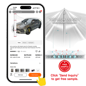 Pegamento Ashland transparente reparado con calor para vehículos antiarañazos, Rollo PPF sin amarillamiento, película protectora de pintura de <span class=keywords><strong>coche</strong></span> TPU, <span class=keywords><strong>pegatina</strong></span> PPF - Product Image 2