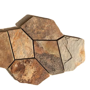 Hiện Đại Ngoài Trời Lát Đá Veneer Phổ Biến Tự Nhiên Slate Với Hình Dạng Không Thường Xuyên Ngẫu Nhiên Văn Hóa Mộc Mạc Gạch Tùy Chỉnh Kích Thước Ngoài Trời - Product Image 1