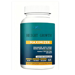 HEIGHTG ROWTH MAXIMIZER ENHANCED with POTENT BONE-GROWTH FACTORS' PERFECT for ADULTS 60-COUNT Immune & Bone Support - Product Image 1