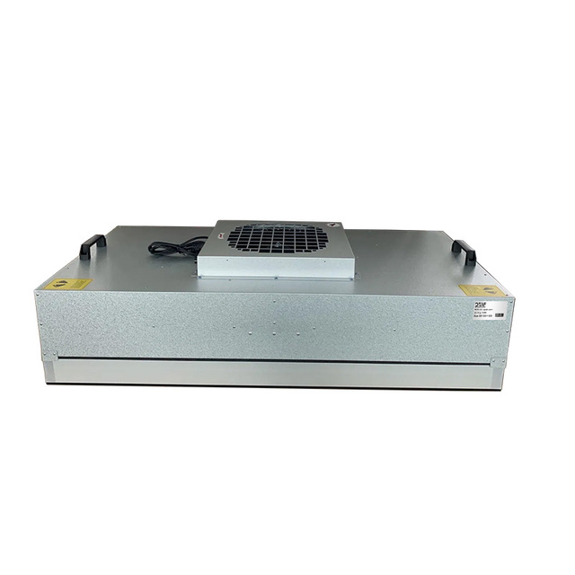 Cleanroom FFU Air Purifier ISO 1000 Laminar Flow Hood Dust-Free Workshop Ceiling Glass Fiber  Fan Filter Unit