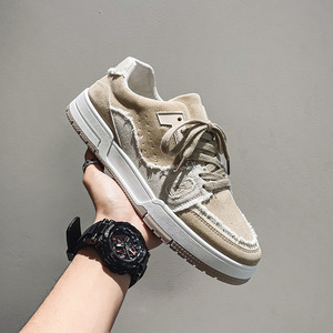 Venta Directa de Zapatos Deportivos de Lona para Hombre, Transpirables, con Malla de Color, para Actividades al Aire Libre, Skateboard, Caminar, Estilo Harajuku - Product Image 5