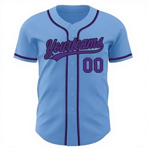 Camiseta deportiva para hombre Your Teams, color morado y dorado, manga corta, cuello en V, estampado deportivo, corte regular, ribete en contraste, 100% poliéster - Product Image 3