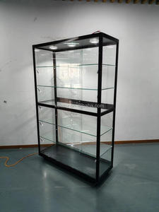 Витрина-шкаф из закаленного стекла высотой 72 дюйма для ювелирных изделий и торговых центров, с возможностью индивидуального заказа цвета и логотипа - Product Image 2