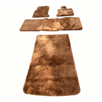 Tapis de sol de voiture en nylon, ensemble complet de 5 pièces, 10 mm d'épaisseur, tapis de sol de voiture entièrement enveloppants, doublures protectrices sur mesure