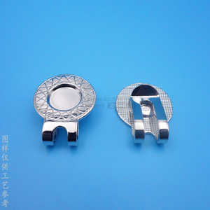 Clip de chapeau de golf 23 mm en nickel brillant, magnétique universel, pour usage extérieur - Product Image 2