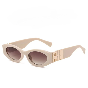Nuevas Gafas de Sol Ovaladas Estrechas Vintage, Gafas de Sol Gruesas y Anchas para Mujer, Protección UV, Gafas de Sol Modernas para Exteriores, Venta al por Mayor - Product Image 3