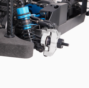 KYX 1/10 XV02 RS Pro, buje C delantero de aluminio para <span class=keywords><strong>Tamiya</strong></span> XV01 DF03 RC Rally Car, piezas de Buggy todoterreno - Product Image 5