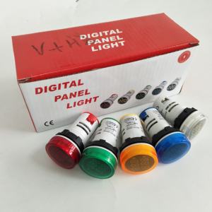 22mm AC 50-500V 0-99Hz Digital Display Spannung Hertz meter Frequenz Spannung <span class=keywords><strong>Tester</strong></span> Meter voltmeter Anzeige Signal Licht - Product Image 6