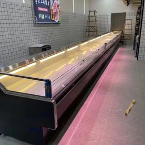 <span class=keywords><strong>Coin</strong></span> de supermarché Présentoir pour viande fraîche Congélateur réfrigéré Comptoir commercial Réfrigérateur pour fruits et légumes - Product Image 4