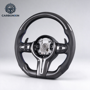 Volant pour BMW E92 F30 F10 E60 F31 F82 E61 E90 E39 E91 E70 E46 F22 E53 F80 F48 F01 F32 F36 F07 F93 E87 en fibre de carbone - Product Image 4