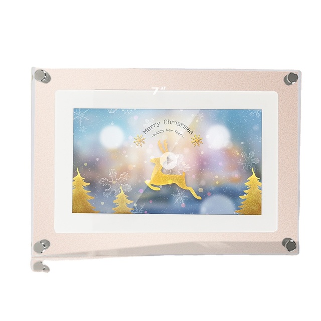 Wholesale Customized Design 7 Inch IPS LCD Digital Display Photo Frame with Video Playback