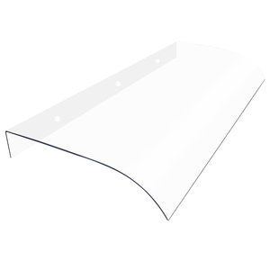 Tettoia in <span class=keywords><strong>Policarbonato</strong></span> <span class=keywords><strong>Trasparente</strong></span> Moderna e Resistente, Leggera e Impermeabile, con Staffe Invisibili, Lastre Ondulate YUEYOU - Product Image 2