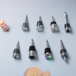 Metal Wine Stopper Set 12pcs Hollow Sealing Bottle Plug For Wine Bottles With Cork - Product Image 2