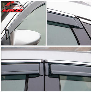 Pare-soleil de style OE pour Honda Accord 18-25 Sedan avec garniture chromée en acrylique, 4 pièces, protection des vitres latérales des portes de voiture - Product Image 6