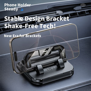 Fabrieks prijs, goedkope prijs, dashboard auto organizer accessoire, opvouwbare telefoonhouder 2-in-1, ID-plaat, ruimte voor iPhone 17 16 - Product Image 5