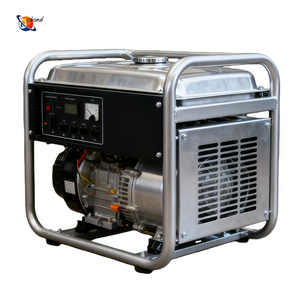 הוכחה צליל 3kva 5kva 6kva 8kva 9kva יחיד-שלב 10kva גנרטור דיזל שקט גנרטור לשימוש ביתי 110v 220v 380 50/60hz 400v - Product Image 1