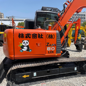 Venta caliente de segunda mano Hitachi EX80 Mini excavadora sobre orugas 8Ton | Motor/Engranaje construido en Japón Garantía de 2 años Excavación alta - Product Image 1