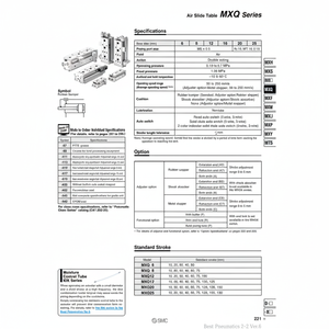 SMC Pneumatics Air Slide Table-Tabla de deslizamiento de aire, 2, 2 - Product Image 1