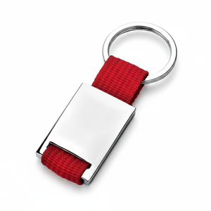 Red Nylon <b>Key</b> <b>Chain</b> with Alloy and Stainless Steel Bottle Opener Offset and UV Printing Laser Logo No Box - Product Image 2