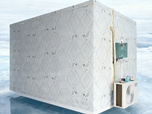 Porta a Doppia Anta per Cella Frigorifera Porta Scorrevole per Cella Frigorifera Disponibile con Finestre di Osservazione - Product Image 2