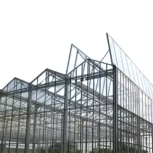 商業野菜垂直農業温室PCシートポリカーボネートフィルムガラスカバー素材マルチスパン温室