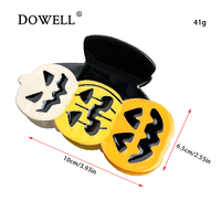DOWELL Original Halloween dibujos animados Metal insignia Pin lindo fantasma calabaza bruja murciélago UV y Offset impresión personalizable